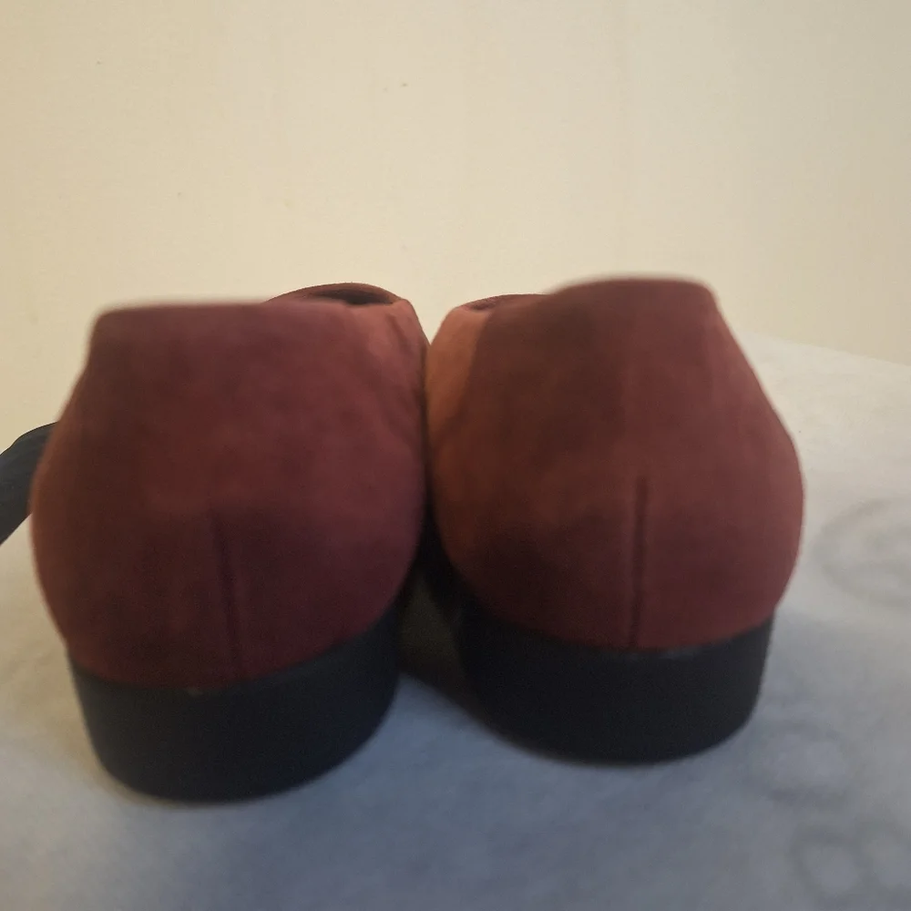 Mootsies Tootsies Classic Red Suede Ballet Flats Size 6.5